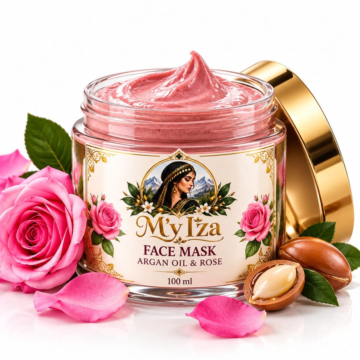 Face Mask – Argan Oil & Rose 100ml